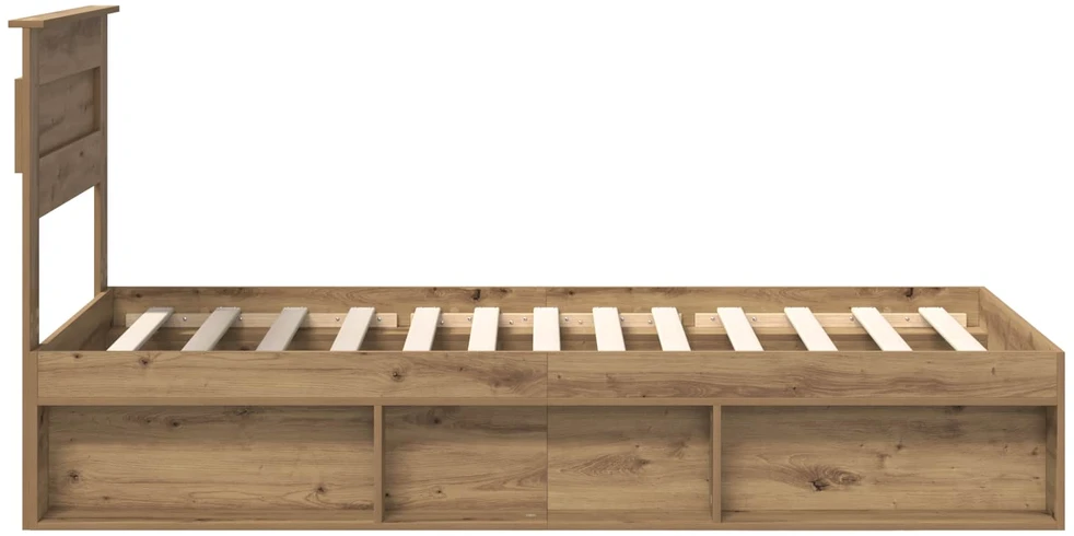 Lova Lovos rėmas Meistrų ąžuolas 75 x 190 cm Kietos pušies mediena