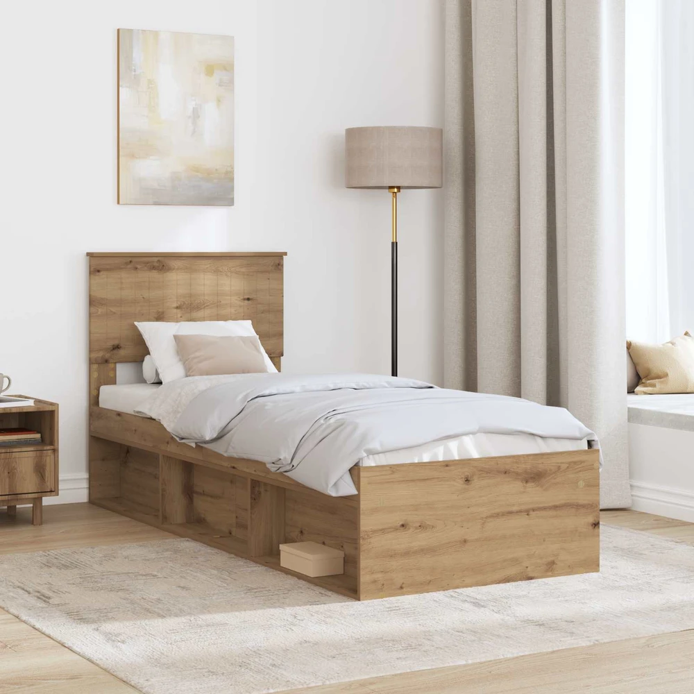 Lova Lovos rėmas Meistrų ąžuolas 75 x 190 cm Kietos pušies mediena