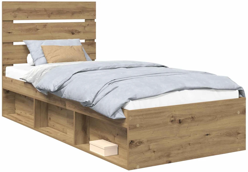 Lova Lovos rėmas Meistrų ąžuolas 75 x 190 cm Kietos pušies mediena