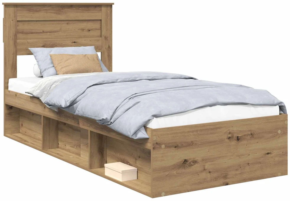 Lova Lovos rėmas Meistrų ąžuolas 75 x 190 cm Kietos pušies mediena