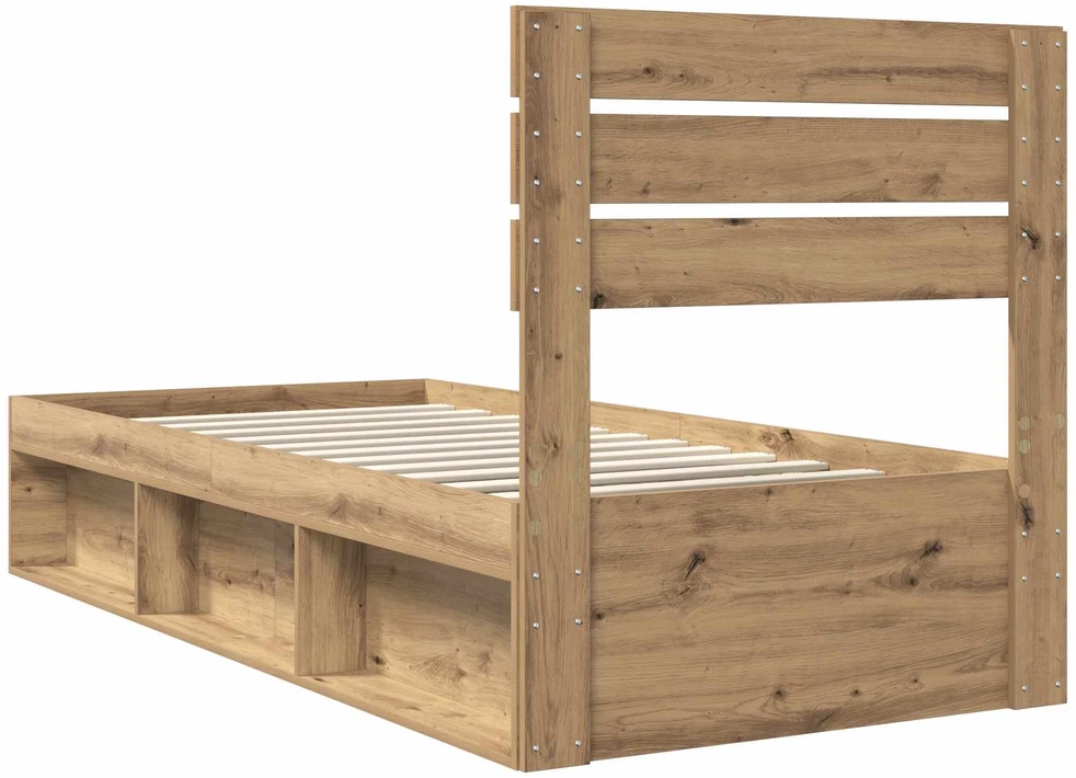 Lova Lovos rėmas Meistrų ąžuolas 75 x 190 cm Kietos pušies mediena