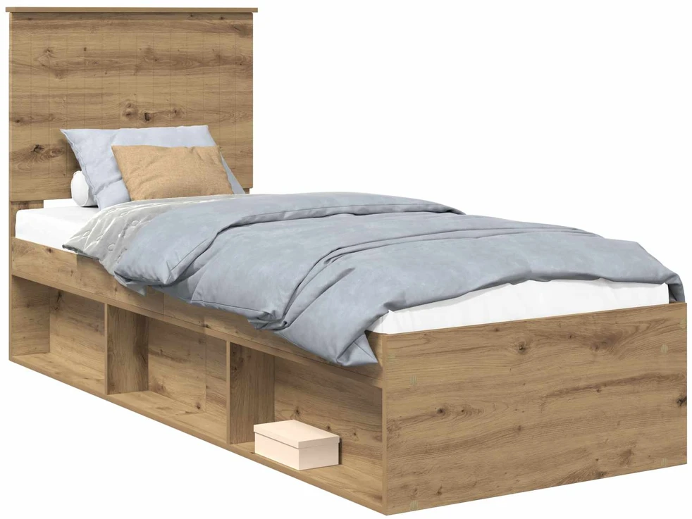 Lova Lovos rėmas Meistrų ąžuolas 75 x 190 cm Kietos pušies mediena