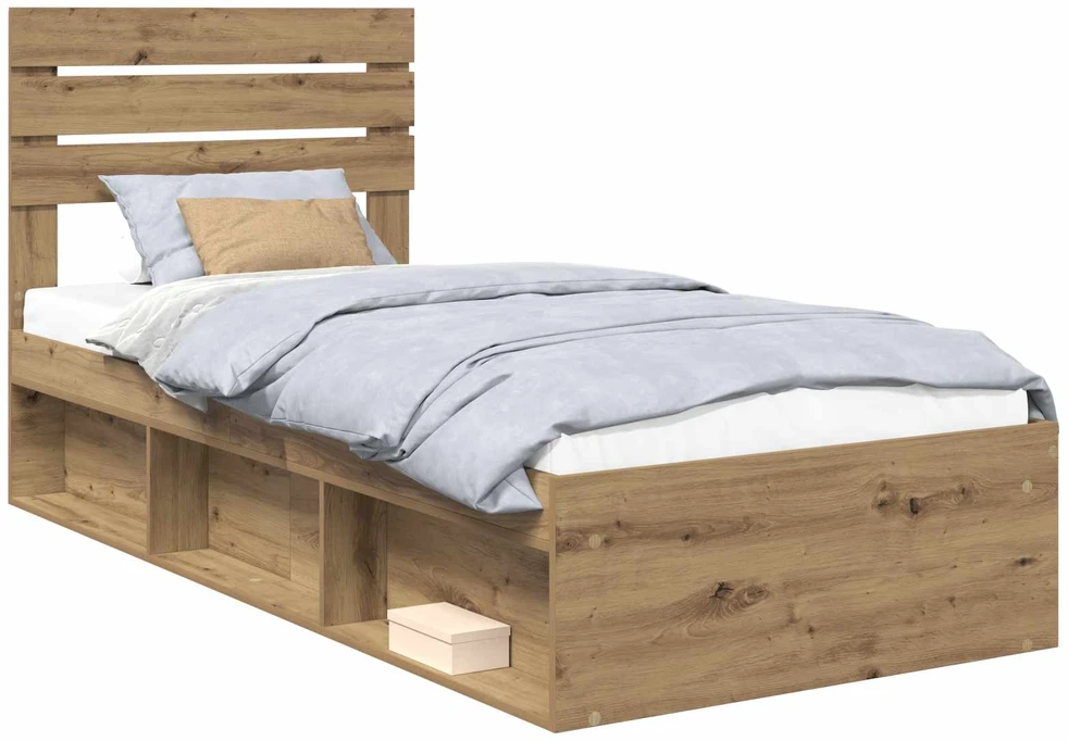 Lova Lovos rėmas Meistrų ąžuolas 75 x 190 cm Kietos pušies mediena