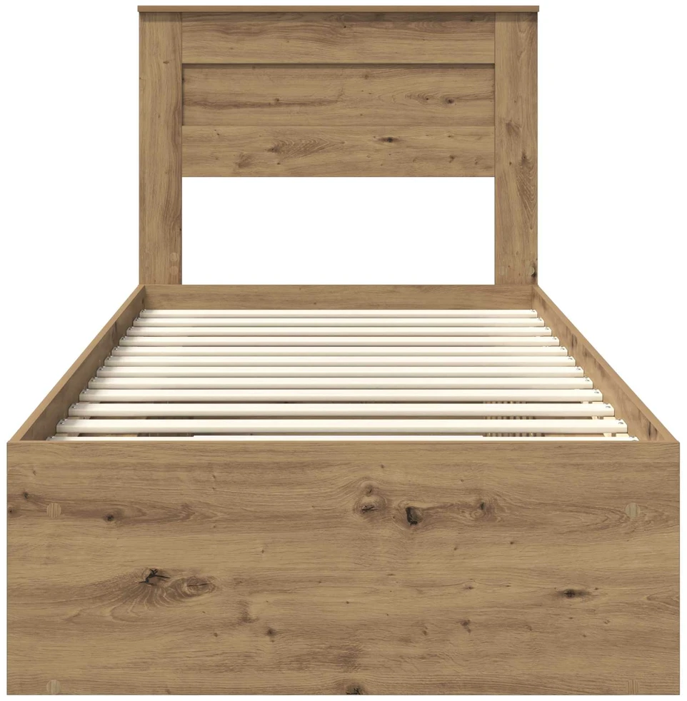Lova Lovos rėmas Meistrų ąžuolas 75 x 190 cm Kietos pušies mediena