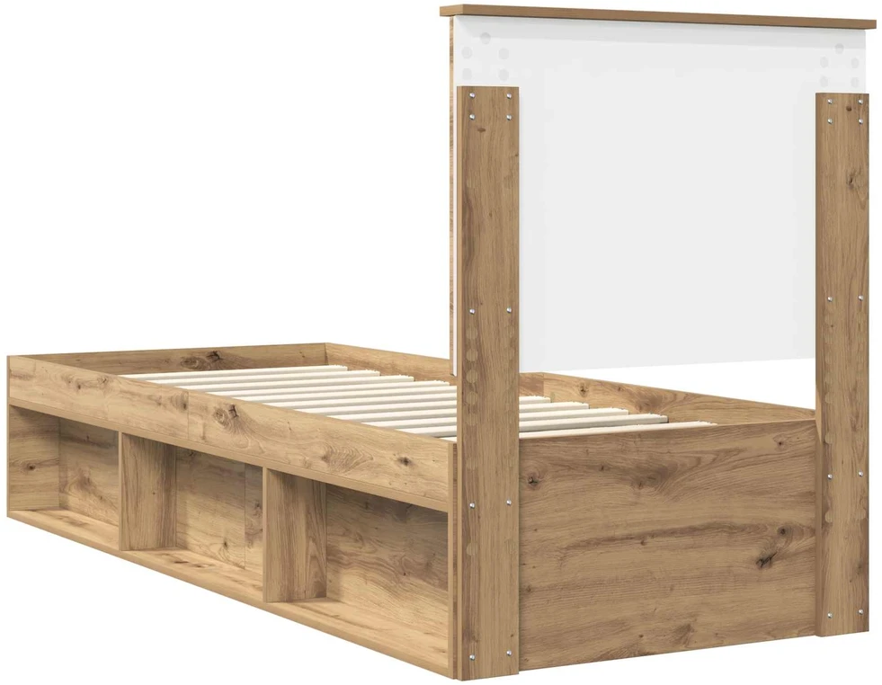 Lova Lovos rėmas Meistrų ąžuolas 75 x 190 cm Kietos pušies mediena