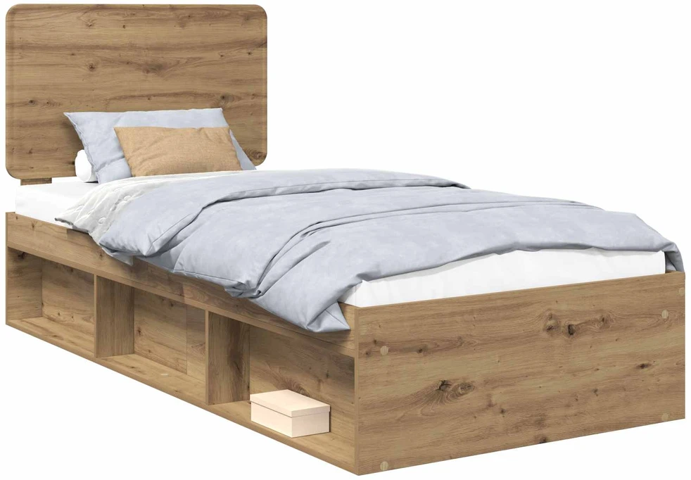 Lova Lovos rėmas Meistrų ąžuolas 75 x 190 cm Kietos pušies mediena
