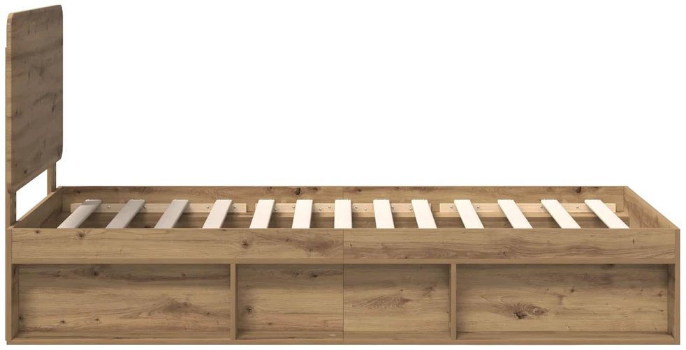 Lova Lovos rėmas Meistrų ąžuolas 75 x 190 cm Kietos pušies mediena