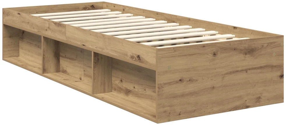 Lova Lovos rėmas Meistrų ąžuolas 75 x 190 cm Kietos pušies mediena