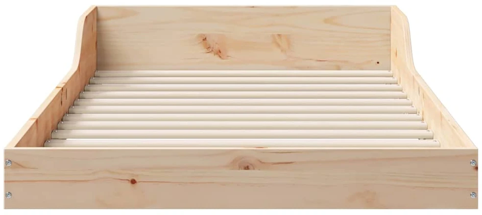 Lova Lovos rėmas Natūrali 100 x 200 cm Kietos pušies mediena