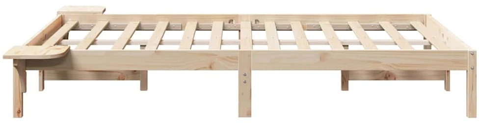 Lovos rėmas Natūrali 140 x 190 cm Kietos pušies mediena