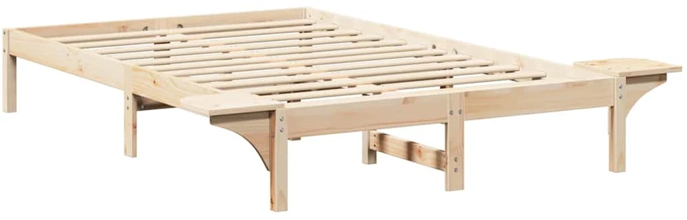 Lovos rėmas Natūrali 140 x 190 cm Kietos pušies mediena