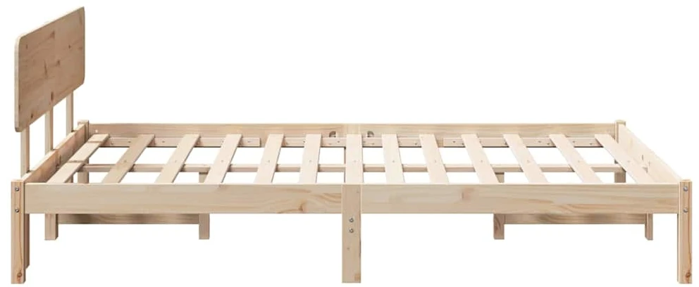Lovos rėmas Natūrali 140 x 190 cm Kietos pušies mediena