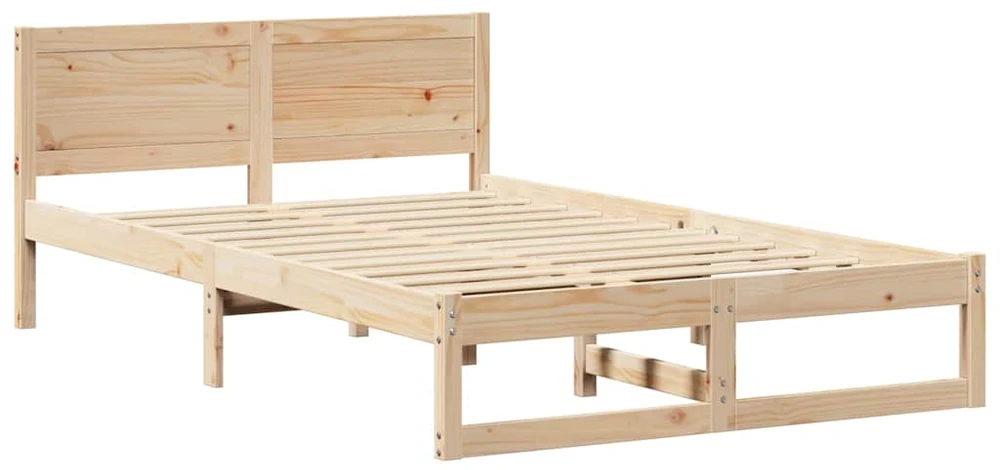 Lovos rėmas Natūrali 140 x 190 cm Kietos pušies mediena