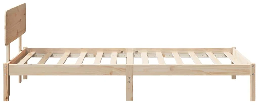 Lova Lovos rėmas Natūrali 90 x 200 cm Kietos pušies mediena