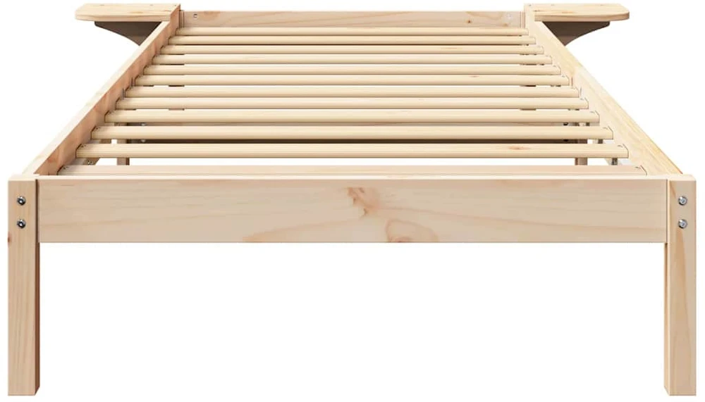 Lova Lovos rėmas Natūrali 90 x 200 cm Kietos pušies mediena