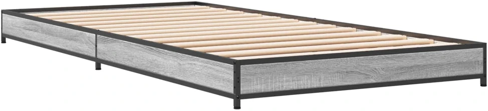 Lova Lovos rėmas Pilka Sonoma 80 x 200 cm Apdirbta mediena