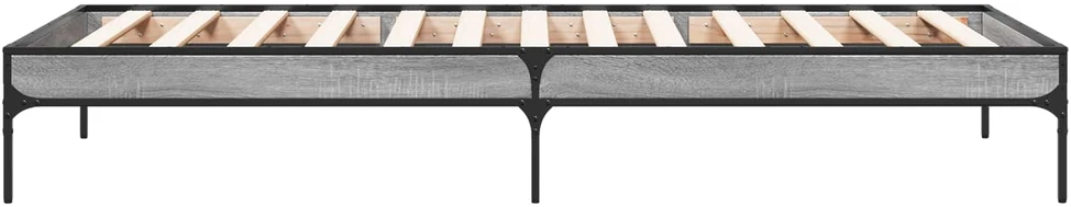 Lova Lovos rėmas Pilka Sonoma 80 x 200 cm Apdirbta mediena