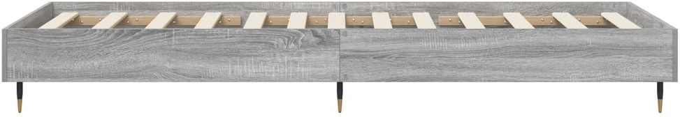 Lova Lovos rėmas Pilka Sonoma 80 x 200 cm Apdirbta mediena