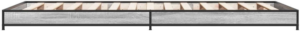 Lova Lovos rėmas Pilka Sonoma 80 x 200 cm Apdirbta mediena