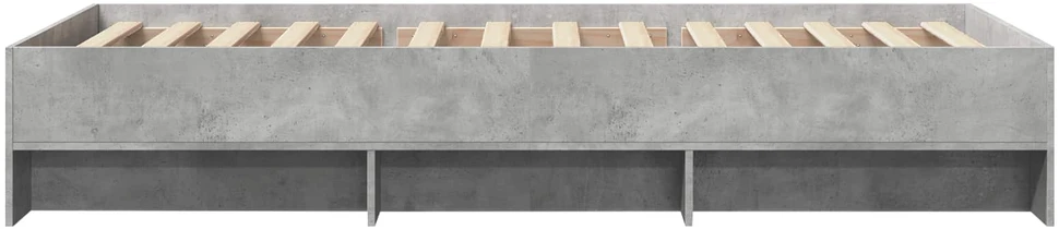 Lova Lovos rėmas Pilka Sonoma 80 x 200 cm Apdirbta mediena