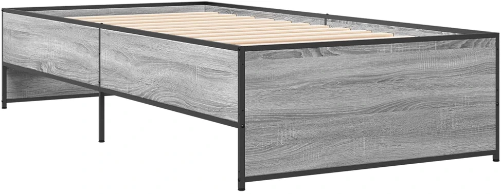 Lova Lovos rėmas Pilka Sonoma 80 x 200 cm Apdirbta mediena