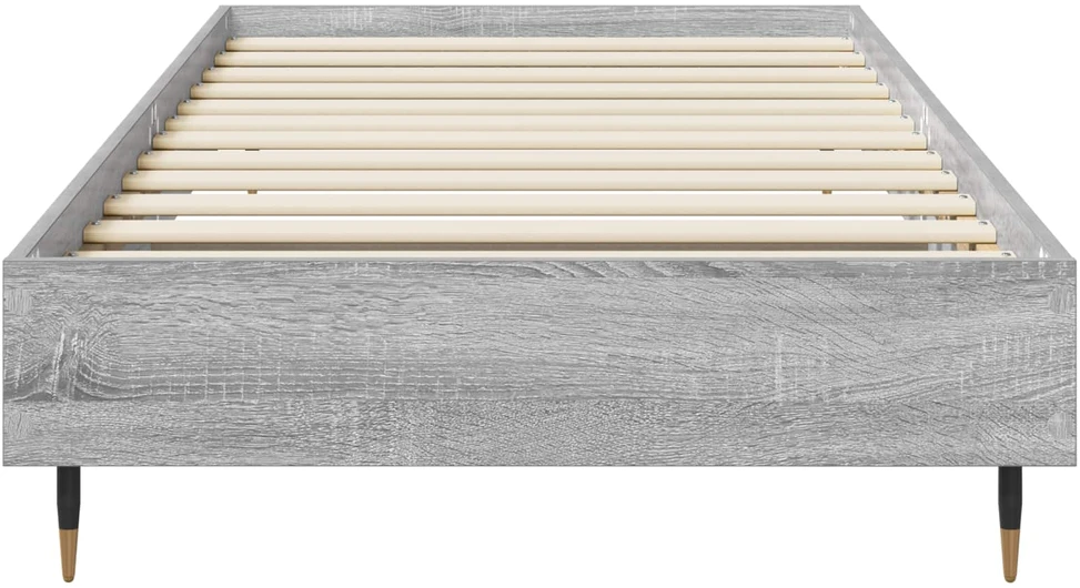 Lova Lovos rėmas Pilka Sonoma 80 x 200 cm Apdirbta mediena