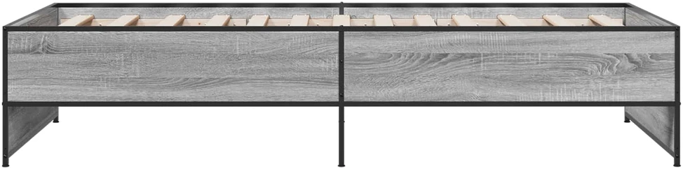 Lova Lovos rėmas Pilka Sonoma 80 x 200 cm Apdirbta mediena