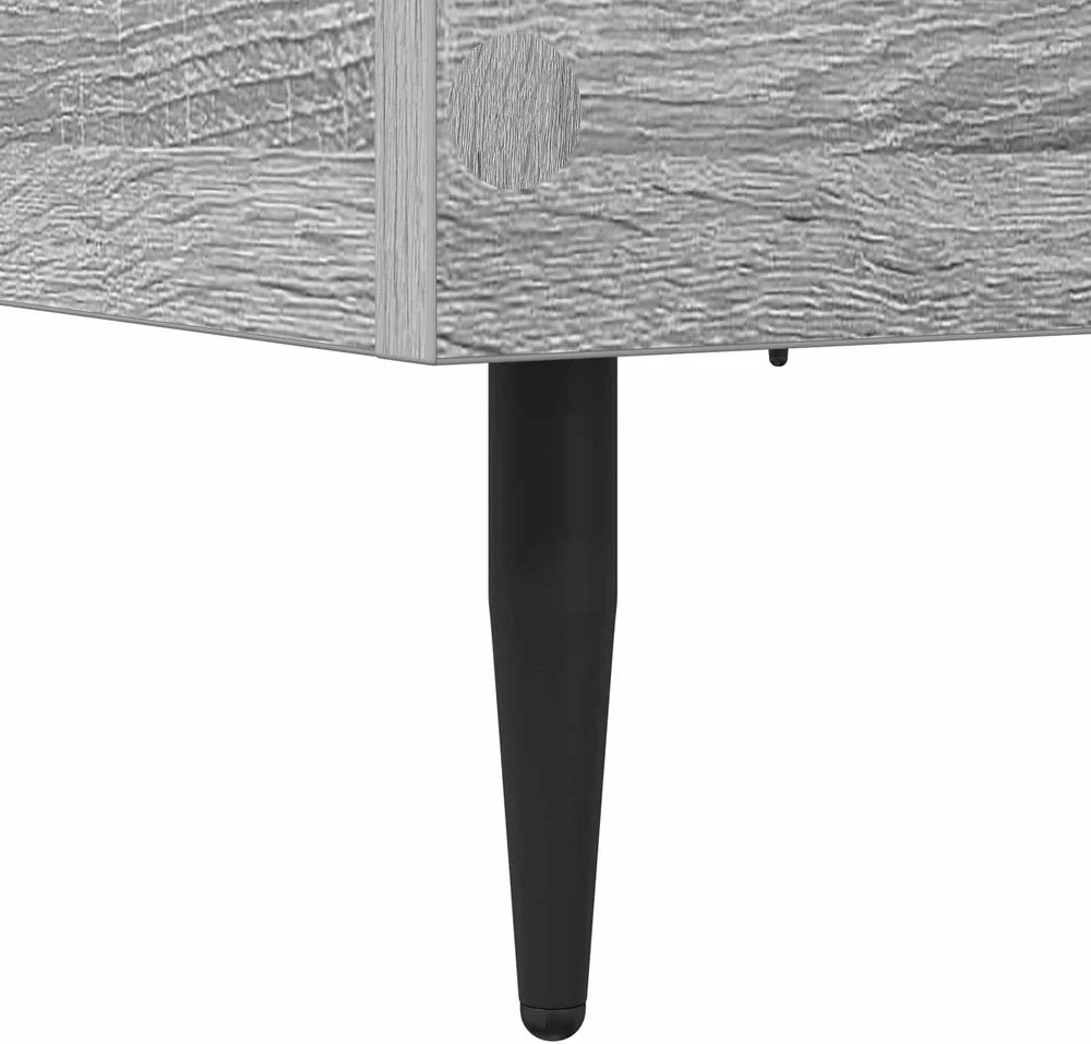 Lova Lovos rėmas Pilka Sonoma 80 x 200 cm Apdirbta mediena