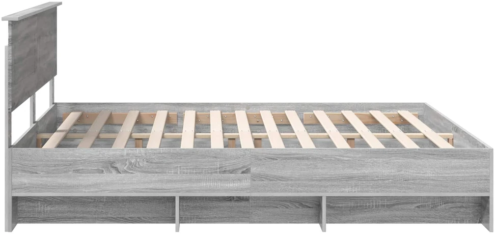 Lovos rėmas Pilkas Sonoma 180 x 200 cm Apdirbta mediena