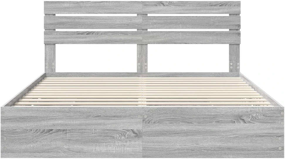 Lovos rėmas Pilkas Sonoma 200 x 200 cm Inžinerinė mediena