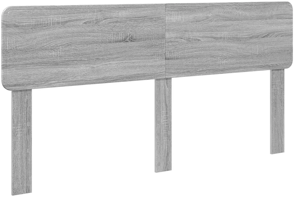 Lovos rėmas Pilka Sonoma 200 x 200 cm Dirbtinė mediena