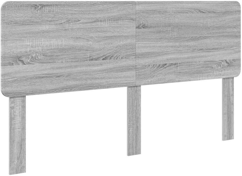 Lovos rėmas Pilkas Sonoma 200 x 200 cm Kietos pušies mediena