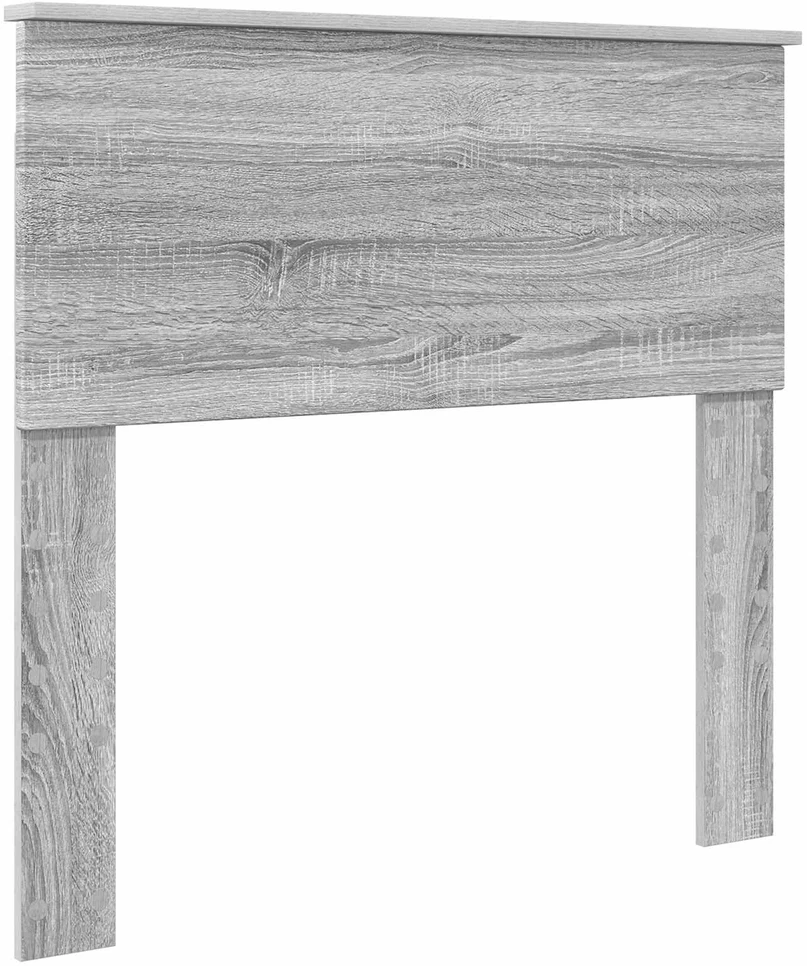 Lova Lovos rėmas Pilkas Sonoma 75 x 190 cm Apdirbta mediena