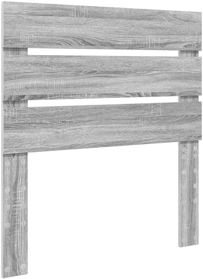 Lova Lovos rėmas Pilkas Sonoma 75 x 190 cm Kietos pušies mediena