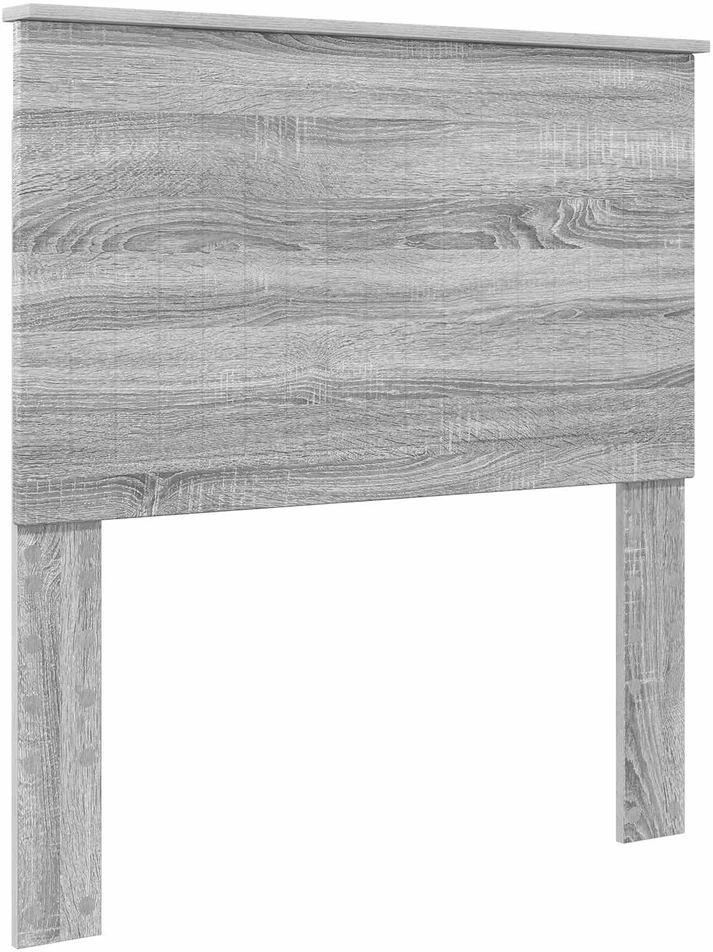 Lova Lovos rėmas Pilkas Sonoma 90 x 190 cm Apdirbta mediena
