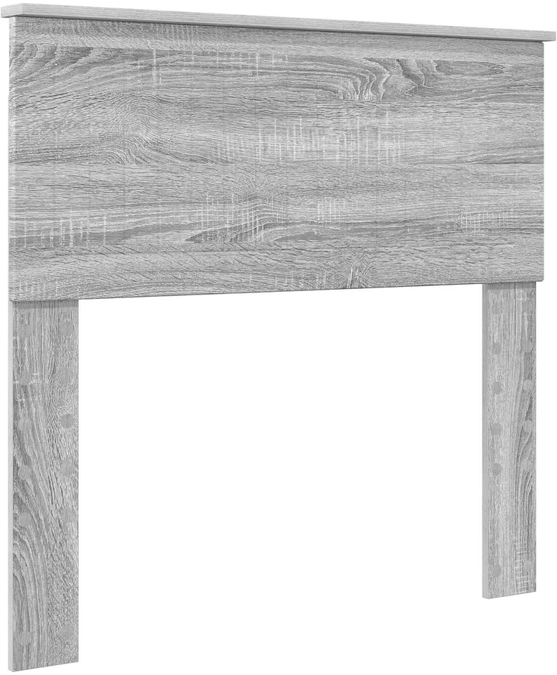 Lova Lovos rėmas Pilka Sonoma 90 x 190 cm Apdirbta mediena