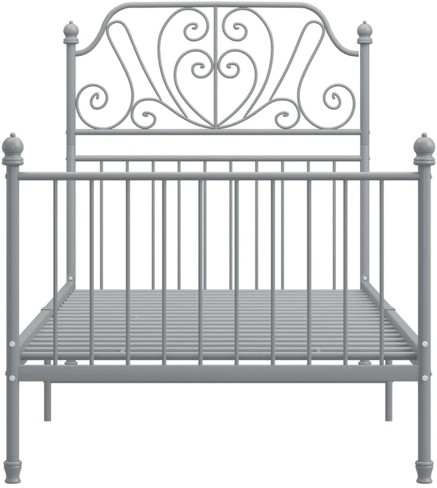 Lovos rėmas, pilkos spalvos, 100x200cm, metalas