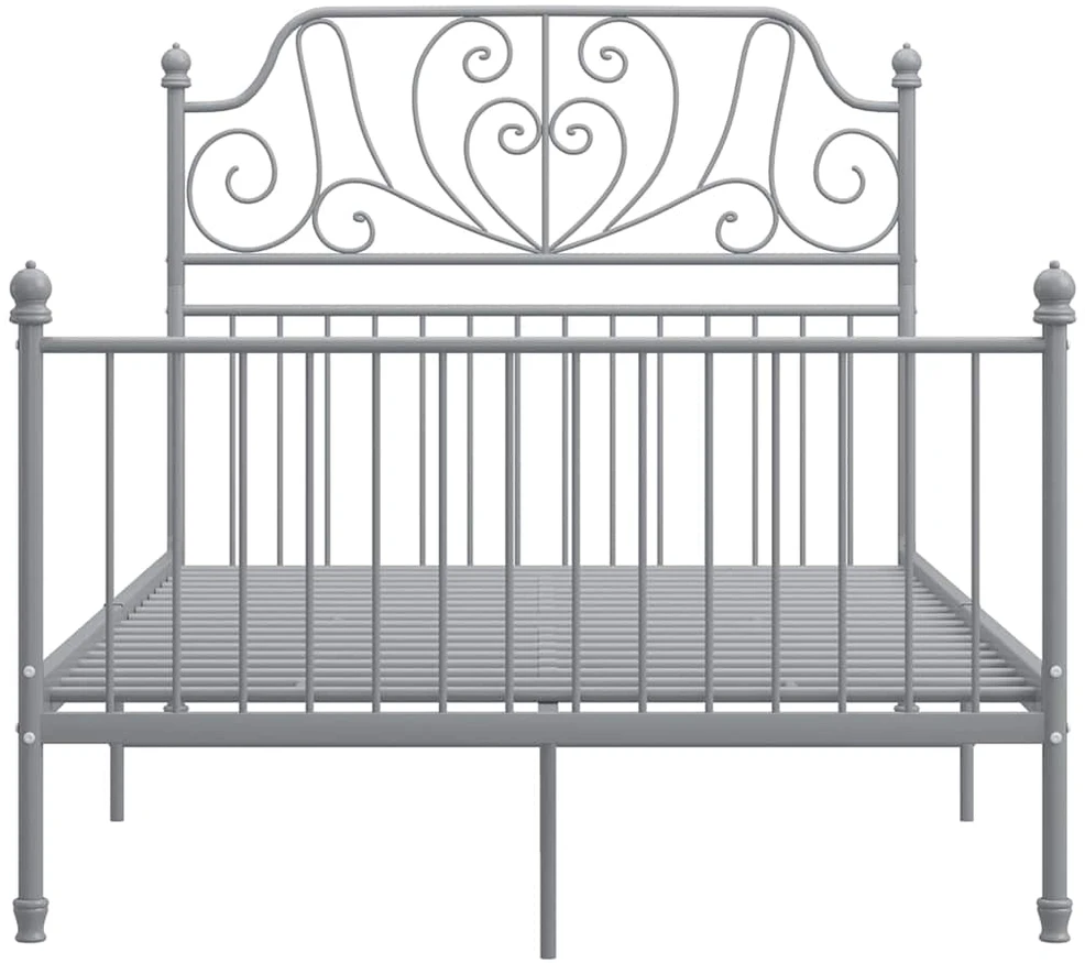 Lovos rėmas, pilkos spalvos, 120x200cm, metalas