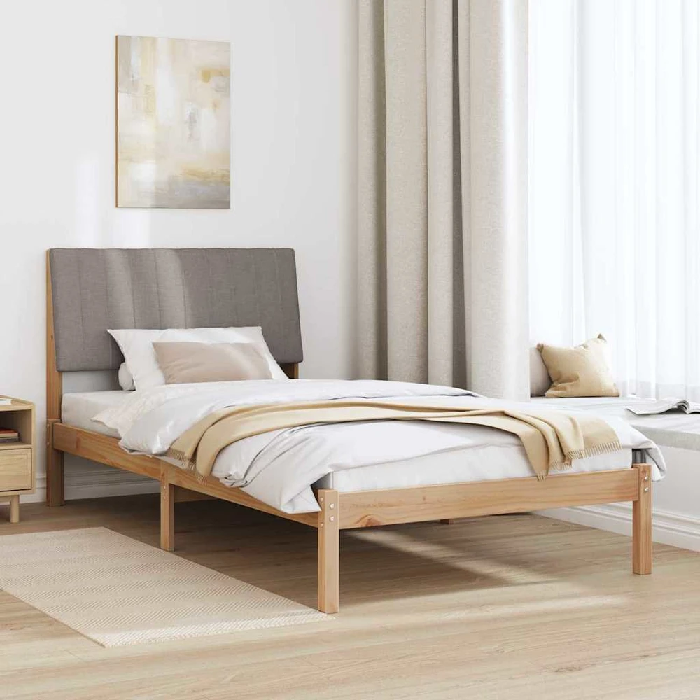 Lova Lovos rėmas Ruda 100 x 200 cm Kietos pušies mediena