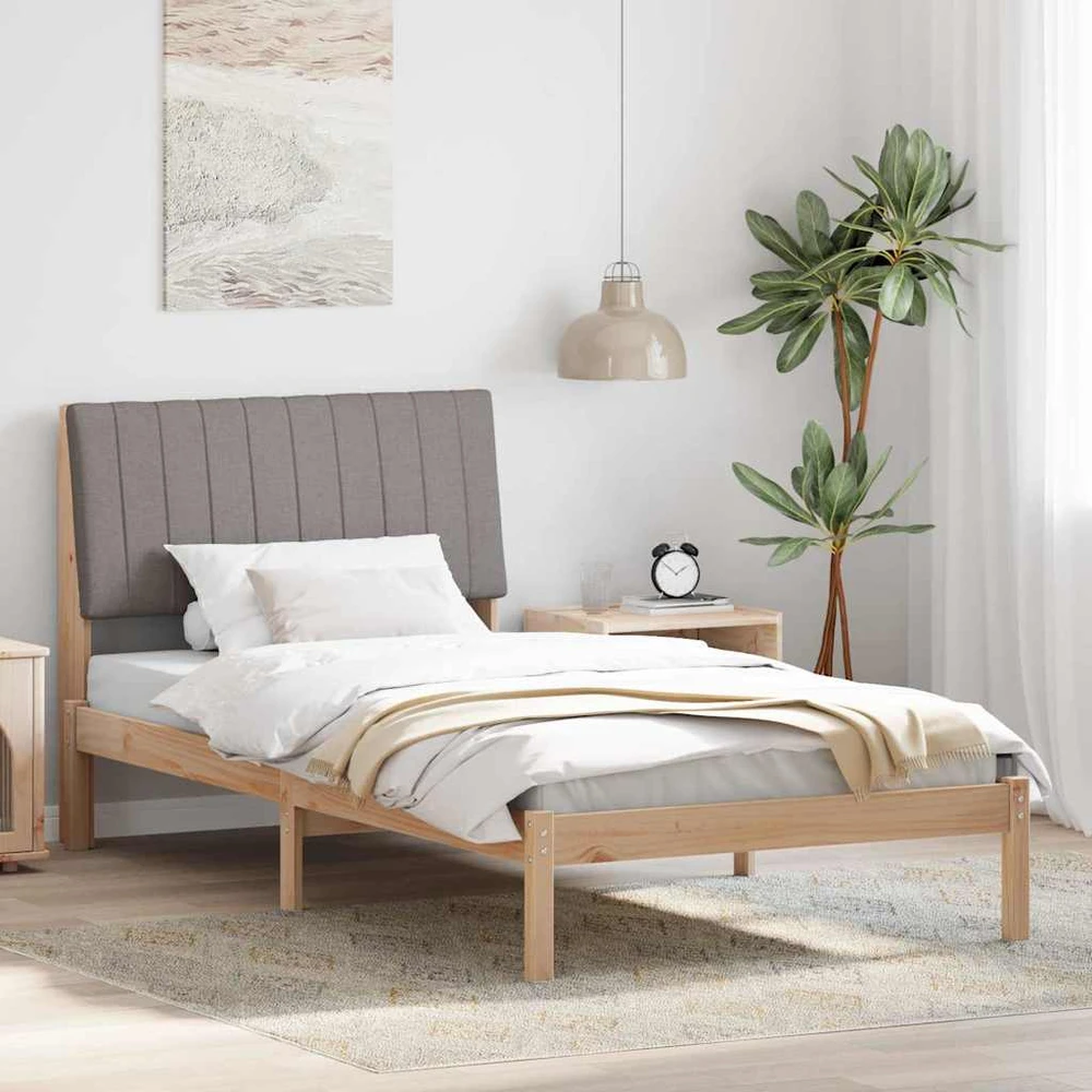 Lova Lovos rėmas Ruda 100 x 200 cm Kietos pušies mediena