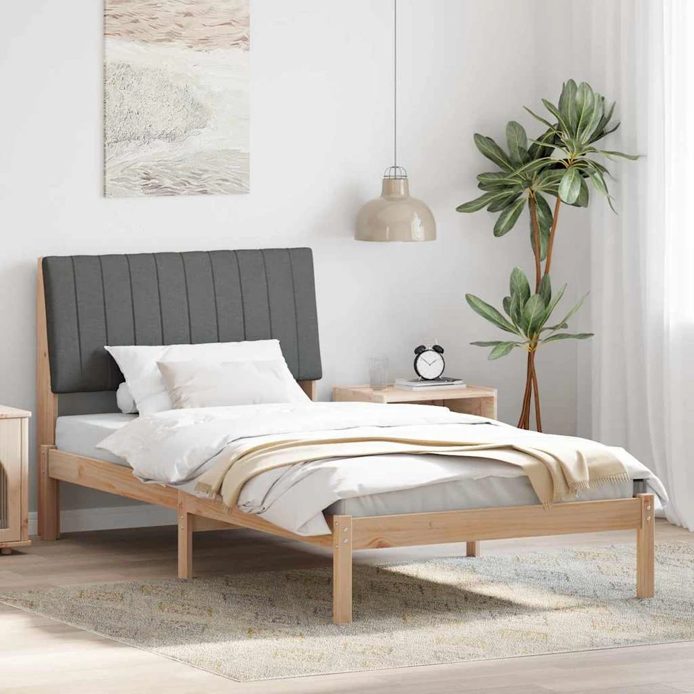 Lova Lovos rėmas Ruda 100 x 200 cm Kietos pušies mediena