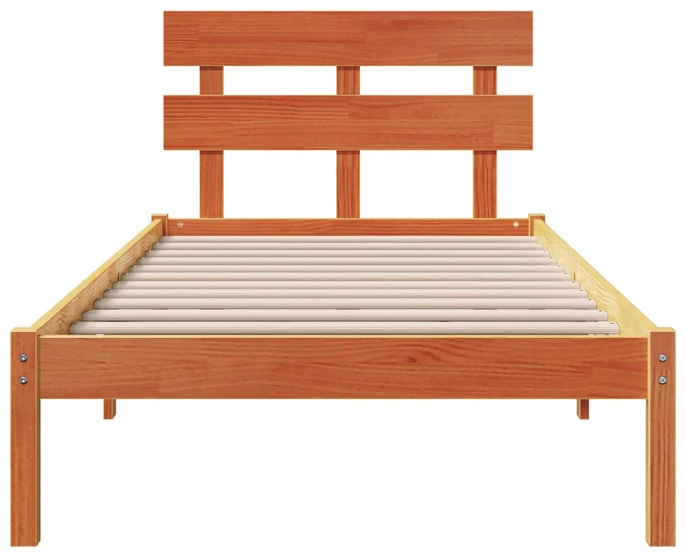 Lovos rėmas Ruda 100 x 200 cm Pušies medienos masyvas