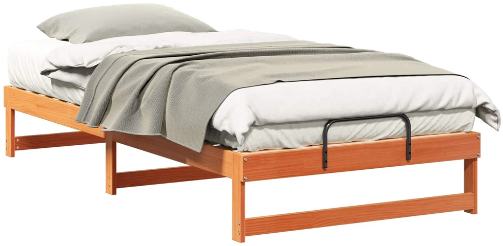 Lova Lovos rėmas Ruda 100 x 210 cm Kietos pušies mediena
