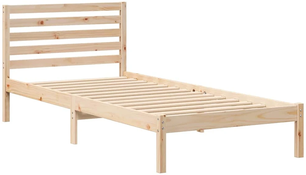 Lova Lovos rėmas Ruda 100 x 210 cm Kietos pušies mediena