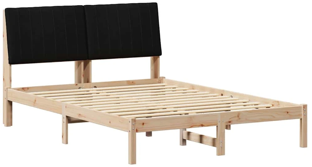 Lova Lovos rėmas Ruda 135 x 190 cm Kietos pušies mediena