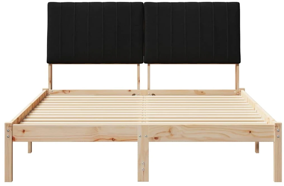 Lova Lovos rėmas Ruda 135 x 190 cm Kietos pušies mediena