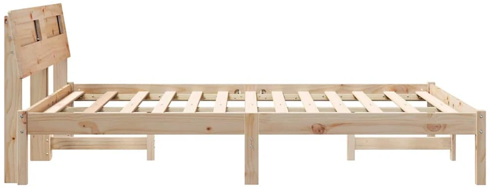Lovos rėmas Ruda 140 x 190 cm Kietos pušies mediena