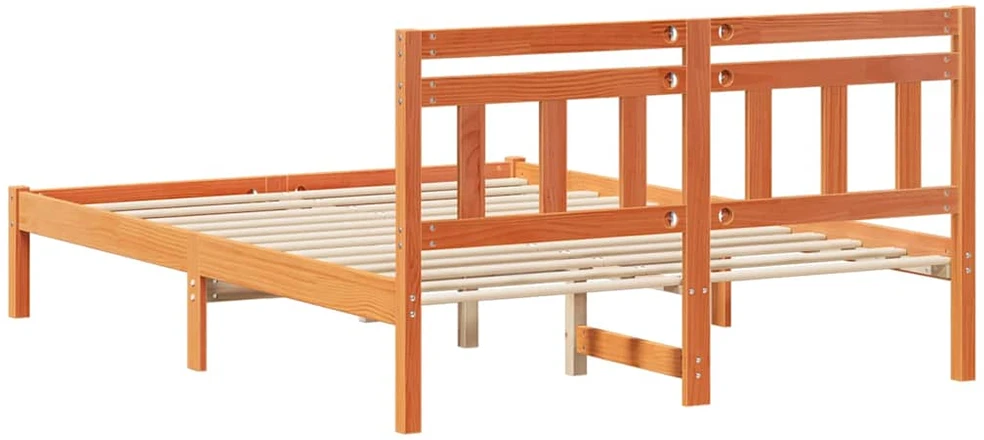 Lovos rėmas Ruda 140 x 190 cm Kietos pušies mediena