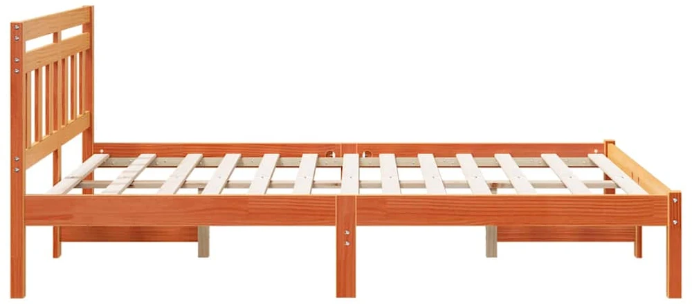 Lovos rėmas Ruda 140 x 190 cm Kietos pušies mediena