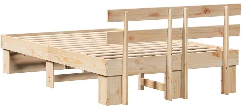 Lovos rėmas Ruda 140 x 190 cm Kietos pušies mediena